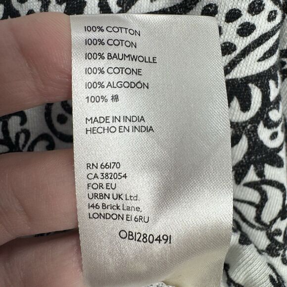 Anthropologie Pullover Top Women XL Samia Dolman Puff Sleeve French Terry Floral - Picture 8 of 8